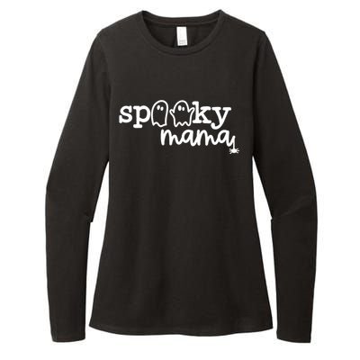 Spooky Mama Halloween Gift Funny Gift Womens CVC Long Sleeve Shirt