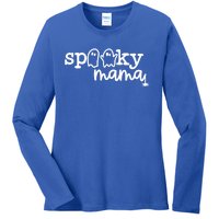 Spooky Mama Halloween Gift Funny Gift Ladies Long Sleeve Shirt