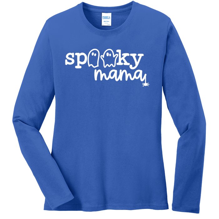 Spooky Mama Halloween Gift Funny Gift Ladies Long Sleeve Shirt