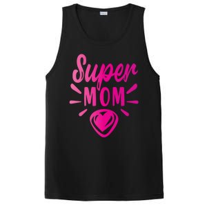 Super Mom Heart Gift PosiCharge Competitor Tank