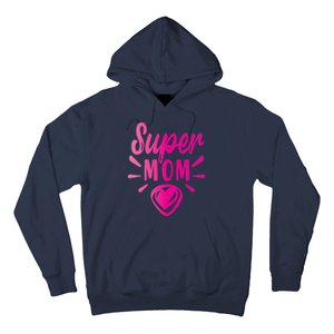 Super Mom Heart Gift Hoodie