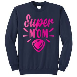 Super Mom Heart Gift Sweatshirt