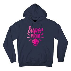 Super Mom Heart Gift Tall Hoodie