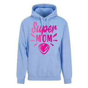 Super Mom Heart Gift Unisex Surf Hoodie