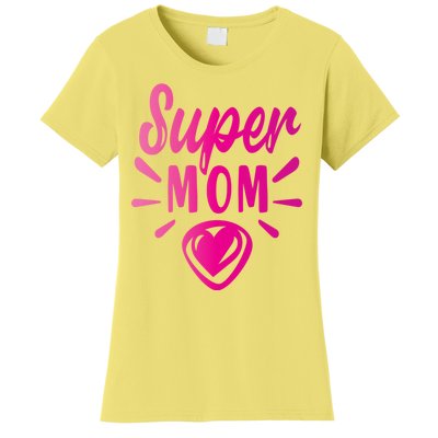 Super Mom Heart Gift Women's T-Shirt