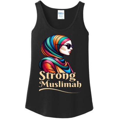 Strong Muslimah Hijab Muslim Woman Girl Islamic Religious Ladies Essential Tank