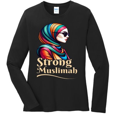 Strong Muslimah Hijab Muslim Woman Girl Islamic Religious Ladies Long Sleeve Shirt