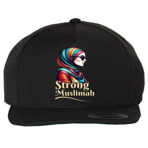 Strong Muslimah Hijab Muslim Woman Girl Islamic Religious Wool Snapback Cap