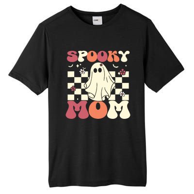 Spooky Mom Halloween Ghost Costume Retro Groovy Tall Fusion ChromaSoft Performance T-Shirt