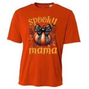 Spooky Mama Halloween Mom Party Costume Gift Cooling Performance Crew T-Shirt