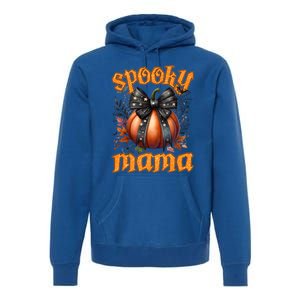 Spooky Mama Halloween Mom Party Costume Gift Premium Hoodie