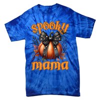 Spooky Mama Halloween Mom Party Costume Gift Tie-Dye T-Shirt