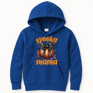 Spooky Mama Halloween Mom Party Costume Gift Kids Hoodie