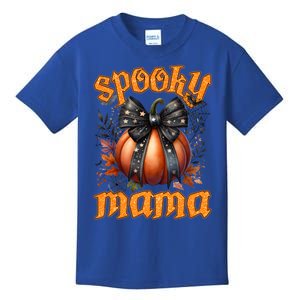 Spooky Mama Halloween Mom Party Costume Gift Kids T-Shirt