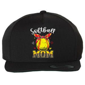 Softball Mom Headband Softball Ball Mothers Day Mama Wool Snapback Cap