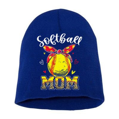 Softball Mom Headband Softball Ball Mothers Day Mama Short Acrylic Beanie