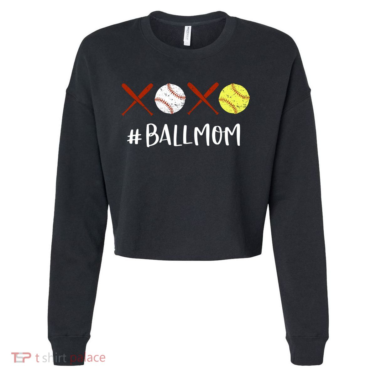 Softball Mom Hoodie Baseball Mom Hoodie Gifts Cropped Pullover Crew
