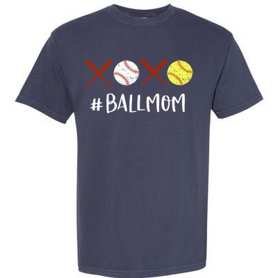 Softball Mom Hoodie Baseball Mom Hoodie Gifts Garment-Dyed Heavyweight T-Shirt