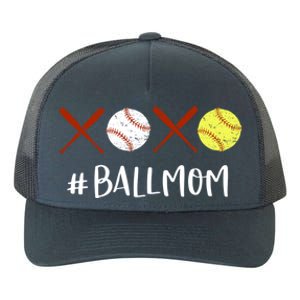 Softball Mom Hoodie Baseball Mom Hoodie Gifts Yupoong Adult 5-Panel Trucker Hat