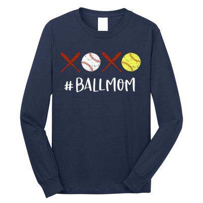 Softball Mom Hoodie Baseball Mom Hoodie Gifts Long Sleeve Shirt