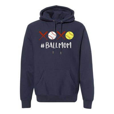 Softball Mom Hoodie Baseball Mom Hoodie Gifts Premium Hoodie