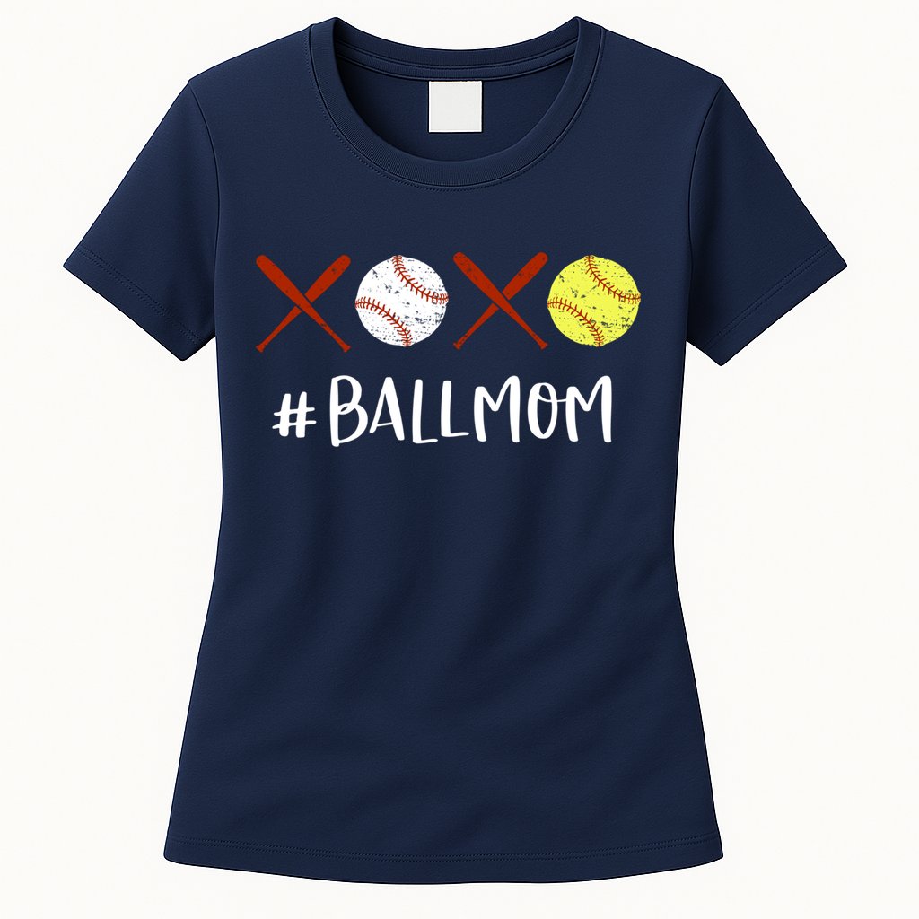 Softball Mom Hoodie Baseball Mom Hoodie Gifts Womens T-Shirt