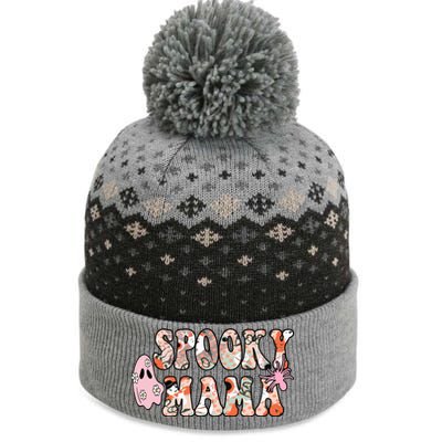 Spooky Mama Halloween Mom The Baniff Cuffed Pom Beanie