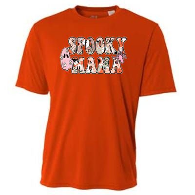 Spooky Mama Halloween Mom Cooling Performance Crew T-Shirt