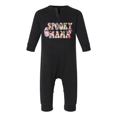 Spooky Mama Halloween Mom Infant Fleece One Piece