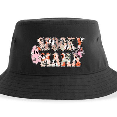 Spooky Mama Halloween Mom Sustainable Bucket Hat