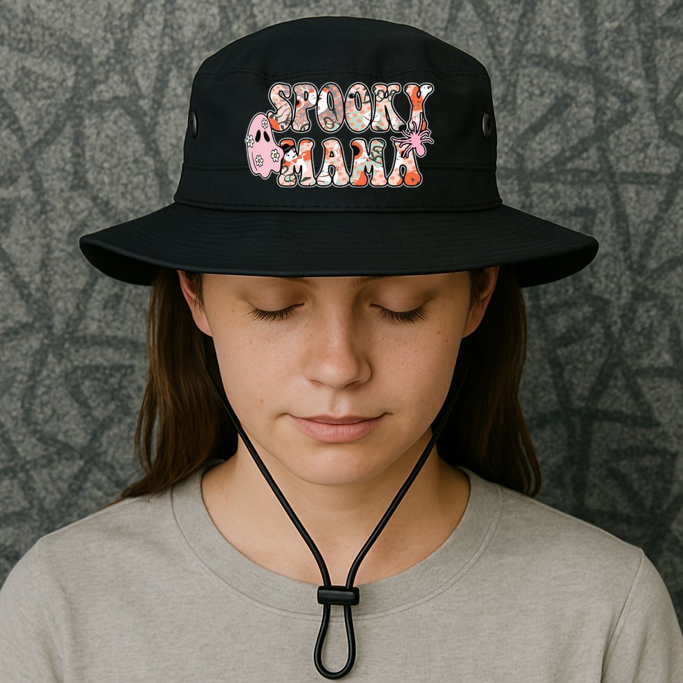 Spooky Mama Halloween Mom Bucket Hat