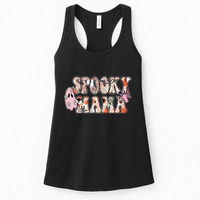 Spooky Mama Halloween Mom Womens Tank Top