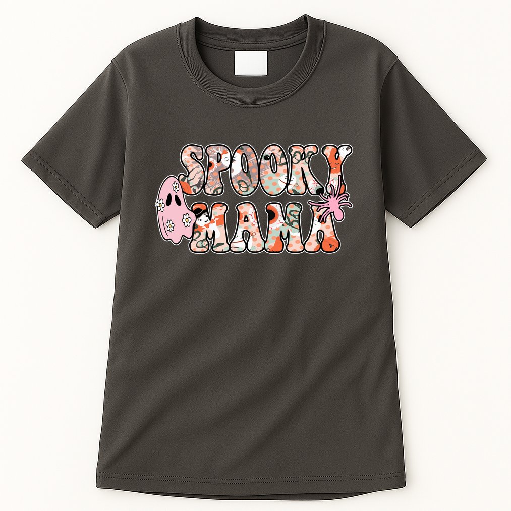 Spooky Mama Halloween Mom Tall T-Shirt