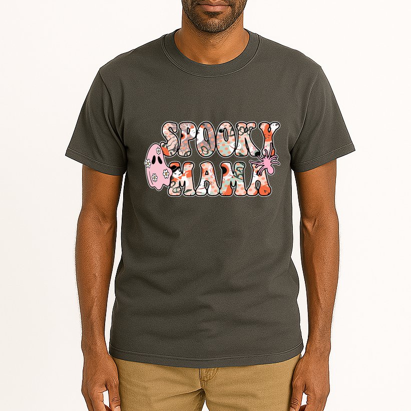 Spooky Mama Halloween Mom Tall T-Shirt