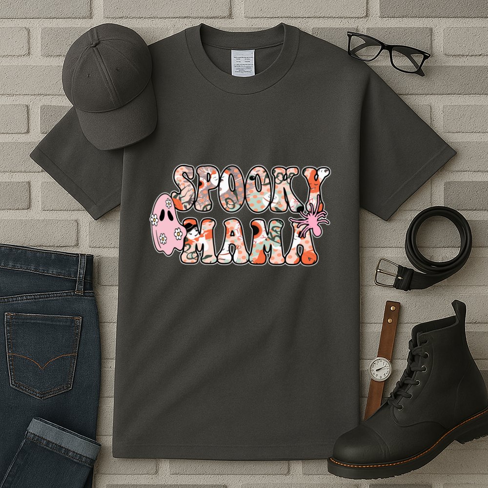 Spooky Mama Halloween Mom Tall T-Shirt