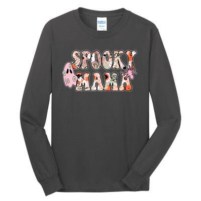 Spooky Mama Halloween Mom Tall Long Sleeve T-Shirt