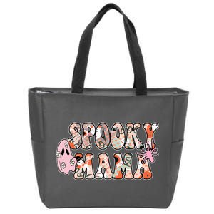 Spooky Mama Halloween Mom Zip Tote Bag