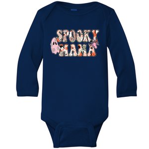 Spooky Mama Halloween Mom Baby Long Sleeve Bodysuit