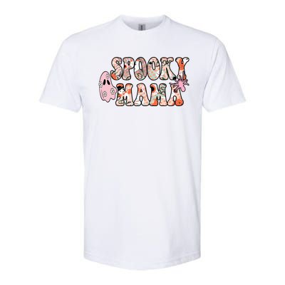 Spooky Mama Halloween Mom Softstyle® CVC T-Shirt