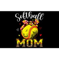 Softball Mom Headband Leopard Softball Ball Mothers Day Mama Bumper Sticker