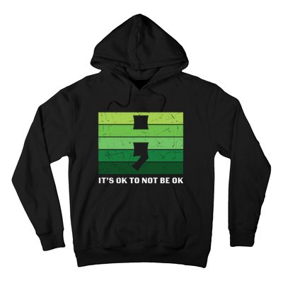 Semicolon Mental Health Awareness Hoodie