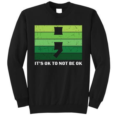 Semicolon Mental Health Awareness Sweatshirt