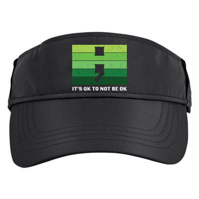 Semicolon Mental Health Awareness Adult Drive Performance Visor