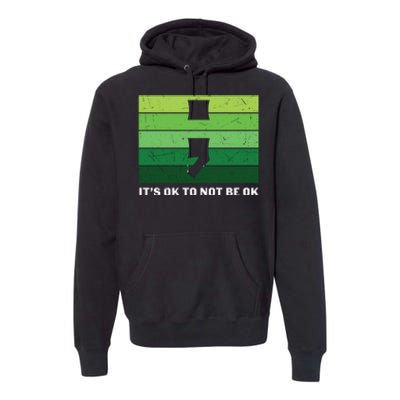 Semicolon Mental Health Awareness Premium Hoodie