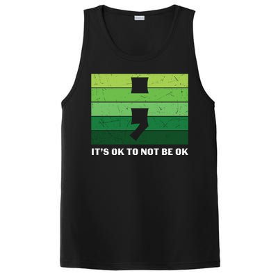 Semicolon Mental Health Awareness PosiCharge Competitor Tank