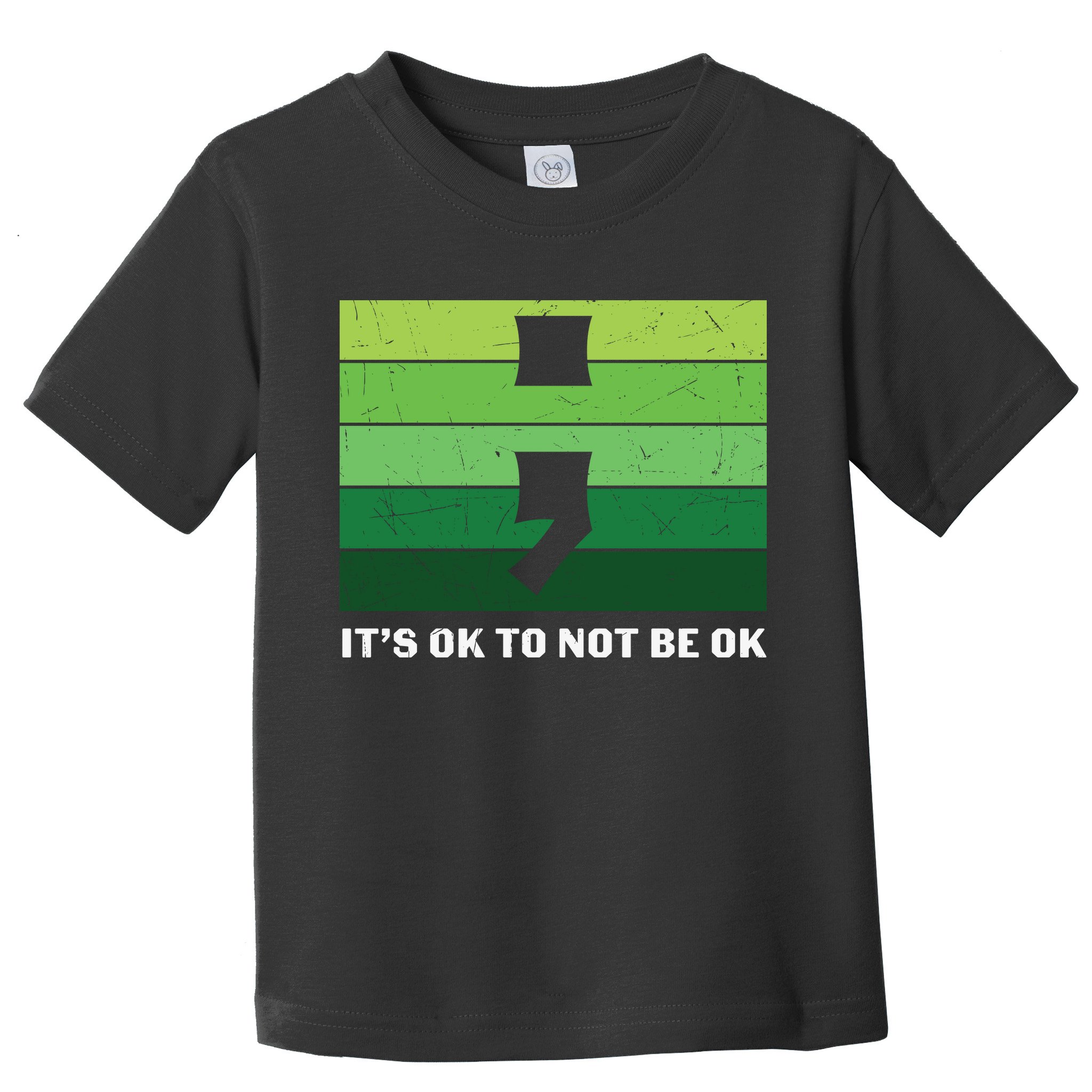 Semicolon Mental Health Awareness Toddler T-Shirt