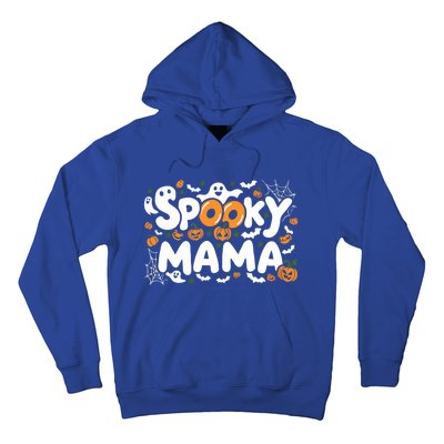 Spooky Mama Halloween Witchy Mom Ghosts And Pumpkins Costume Gift Hoodie