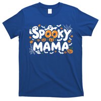 Spooky Mama Halloween Witchy Mom Ghosts And Pumpkins Costume Gift T-Shirt