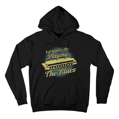 Style Musician Harmonica Blues Hoodie