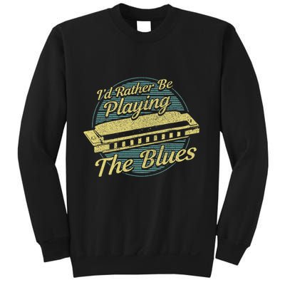 Style Musician Harmonica Blues Sweatshirt